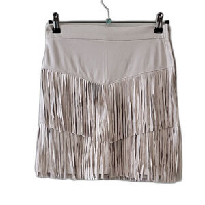 Alya Mini Skirt Cream Size S Festival